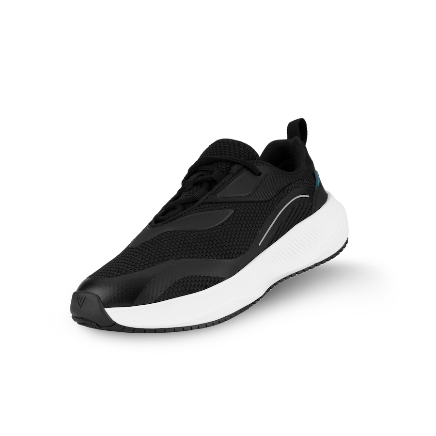Women's Tidal Sneaker - Black on White - Image 2