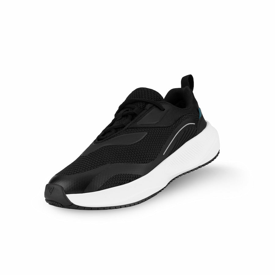 Women's Tidal Sneaker - Black on White - Image 7