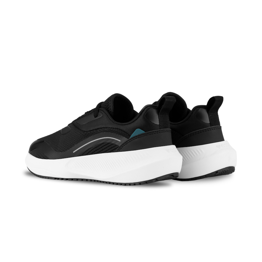 Women's Tidal Sneaker - Black on White - Image 4
