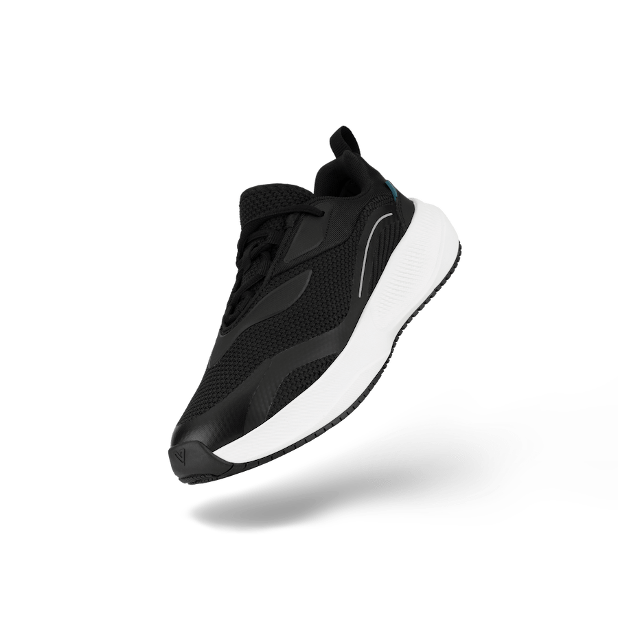 Women's Tidal Sneaker - Black on White - Image 10